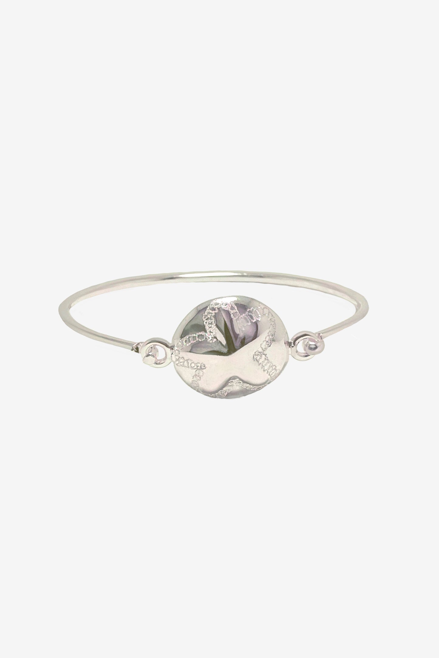 Starfish Etched Clip Bracelet
