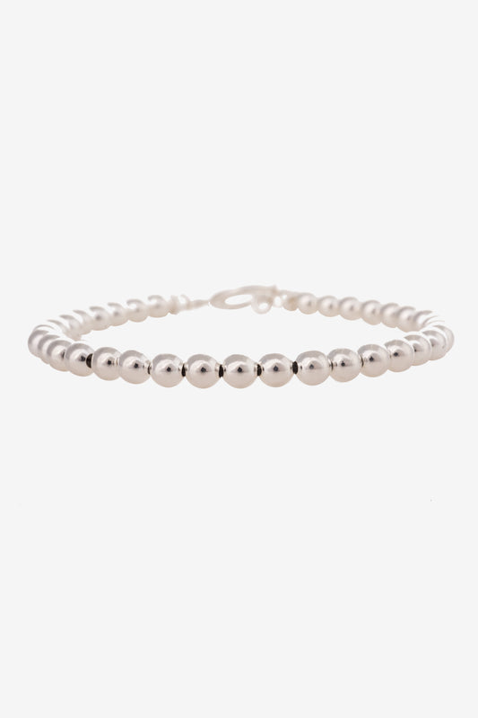 Silver Ball Bracelet