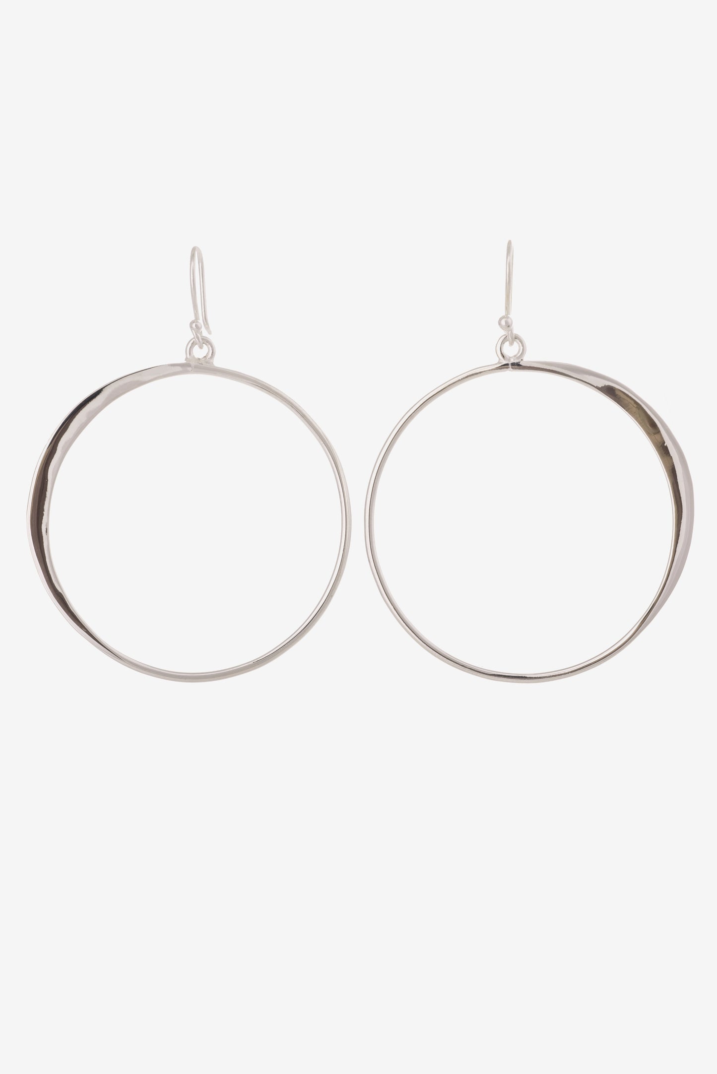 Big Asymmetrical Hoop Earrings