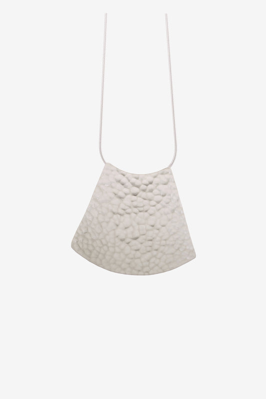 Hammered Trapezoid Pendant