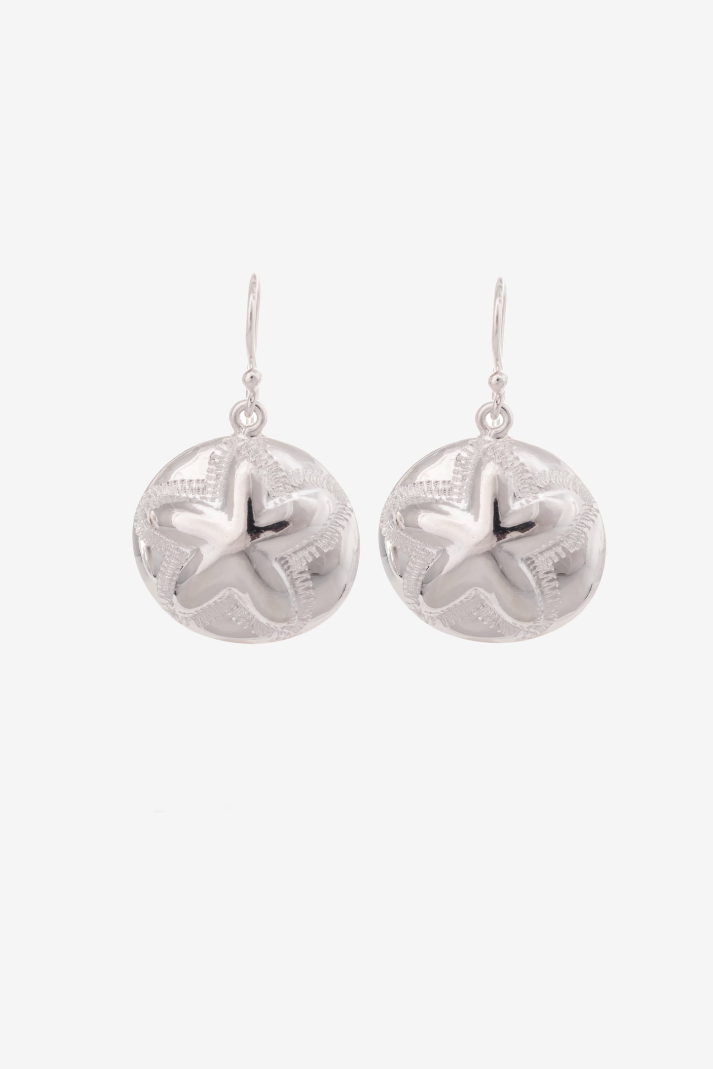 Starfish Etched Earrings